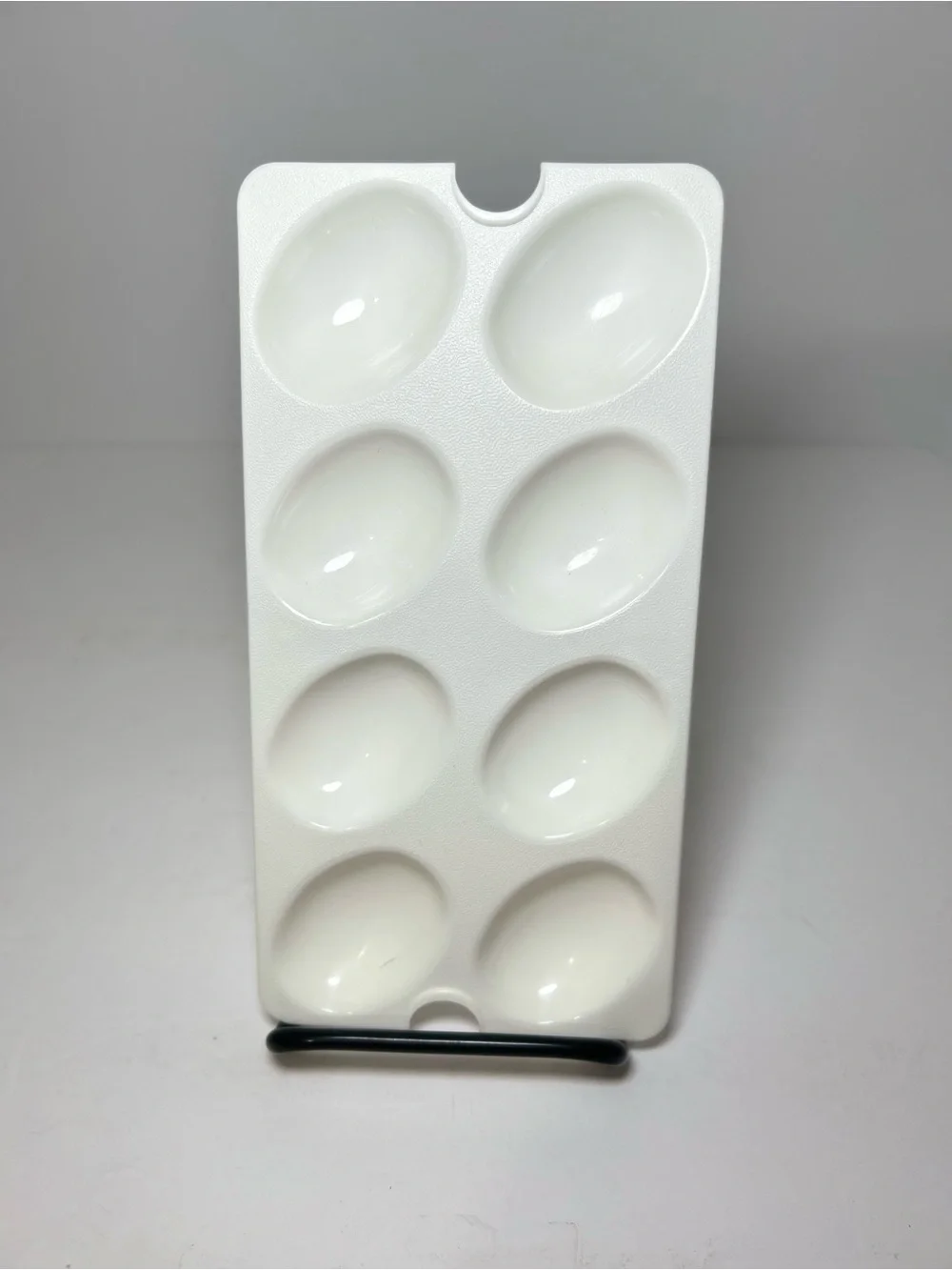Tupperware 665-5 Deviled Egg Tray Keeper Inserts Holds 8 Eggs Replacement White